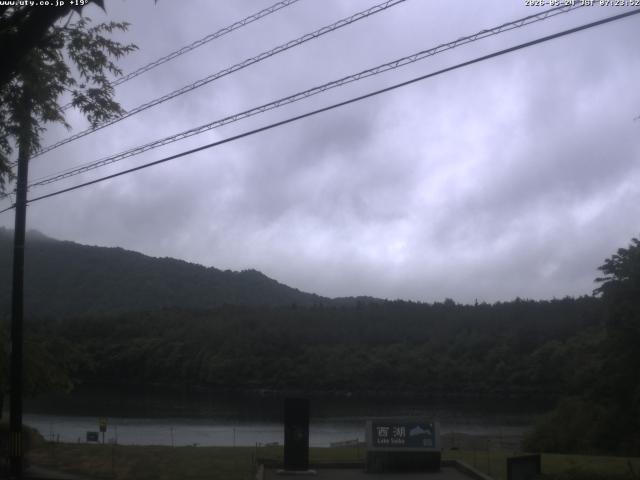 西湖からの富士山
