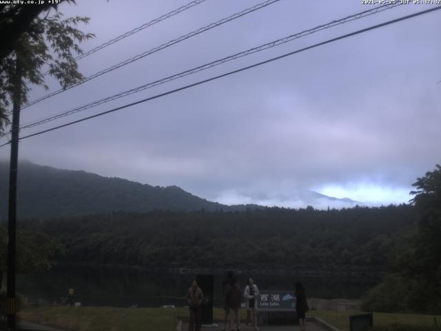 西湖からの富士山