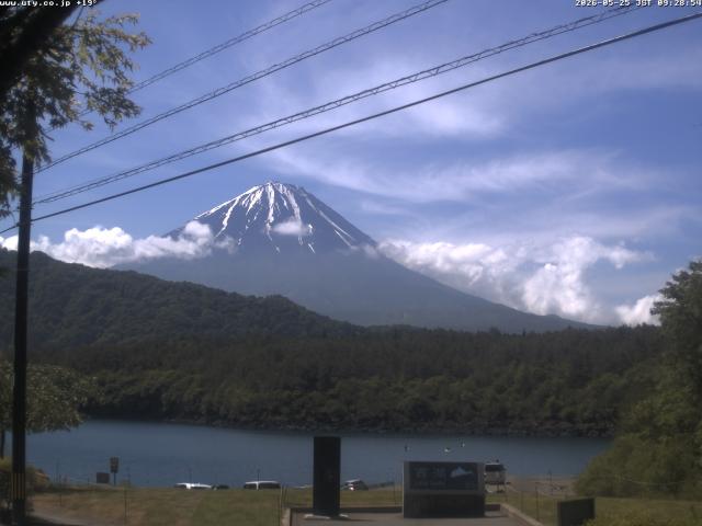 西湖からの富士山