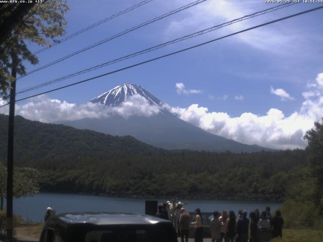 西湖からの富士山