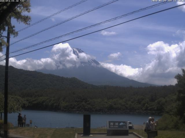 西湖からの富士山