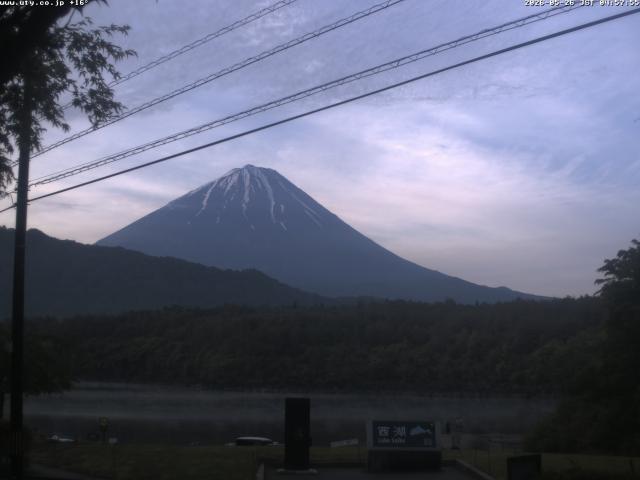 西湖からの富士山