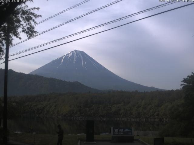 西湖からの富士山