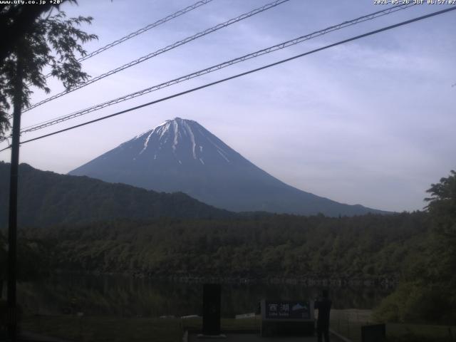 西湖からの富士山