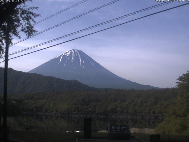 西湖からの富士山