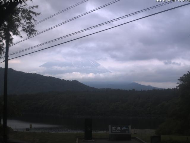 西湖からの富士山