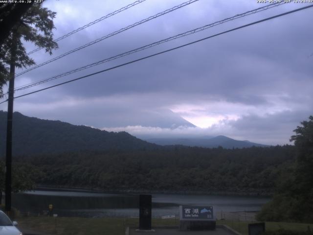 西湖からの富士山