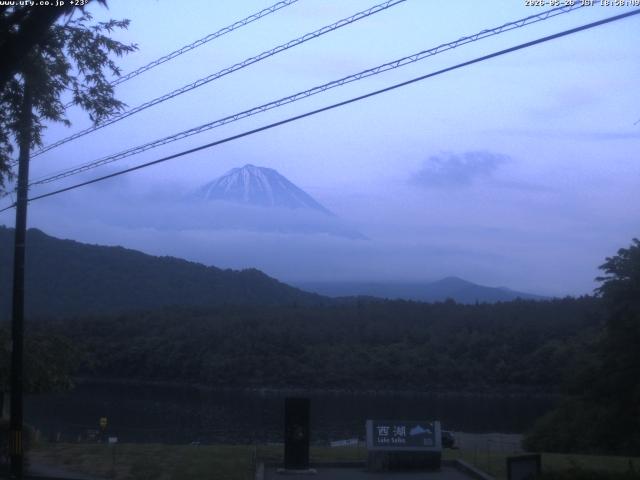 西湖からの富士山
