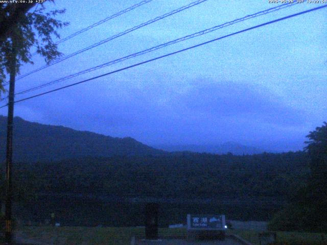西湖からの富士山