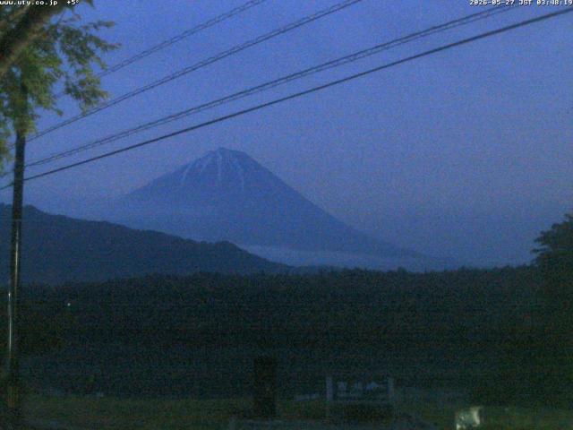 西湖からの富士山