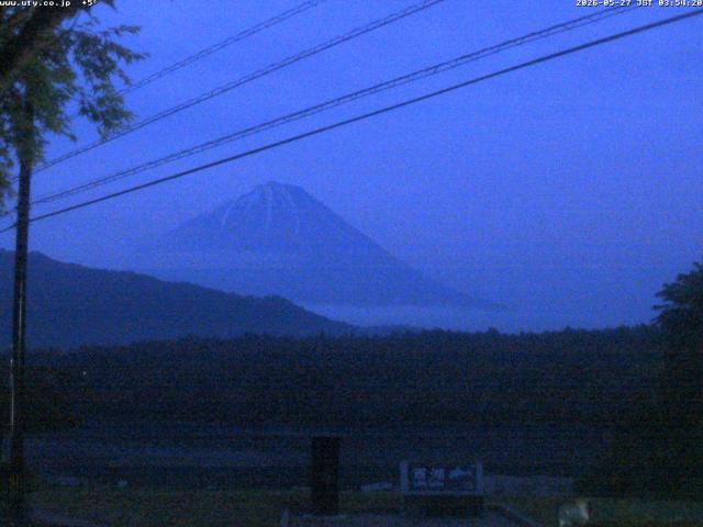 西湖からの富士山