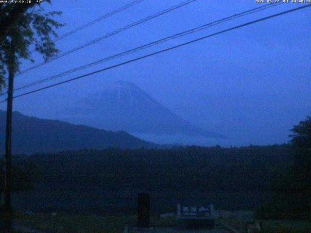 西湖からの富士山
