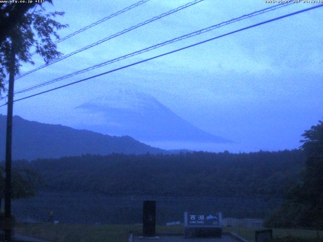 西湖からの富士山