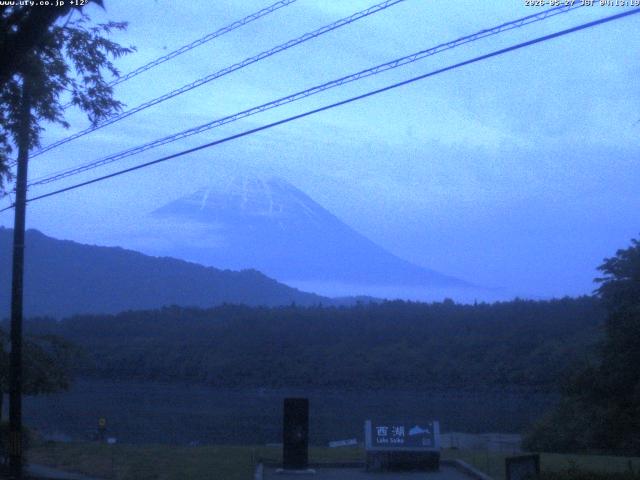 西湖からの富士山