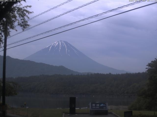 西湖からの富士山