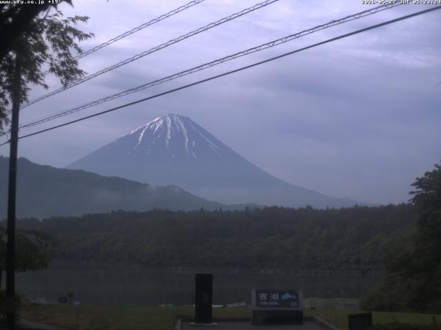 西湖からの富士山