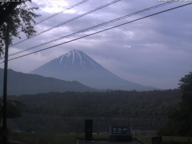 西湖からの富士山