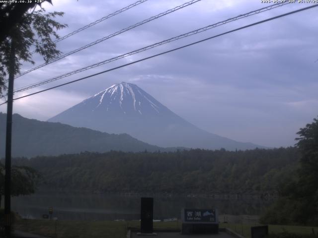西湖からの富士山