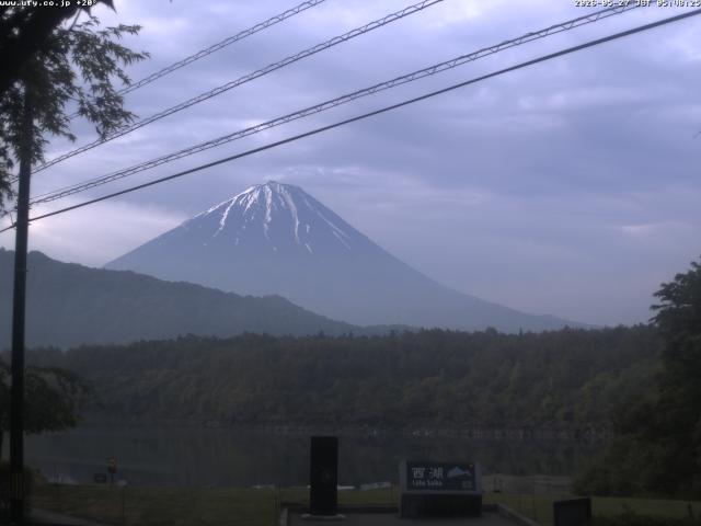 西湖からの富士山