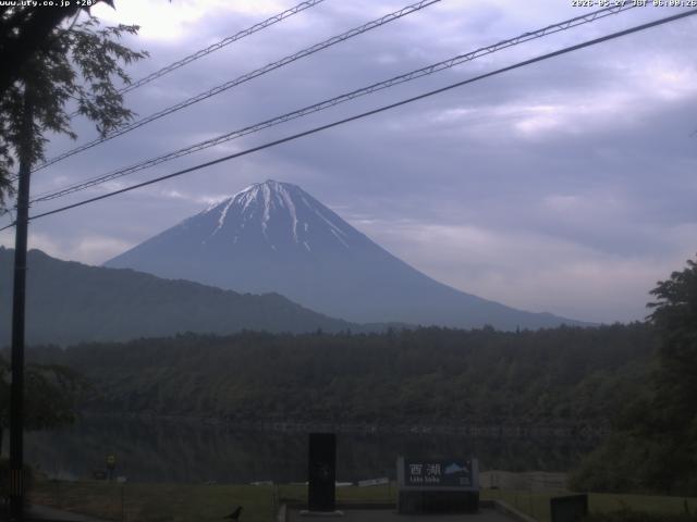 西湖からの富士山