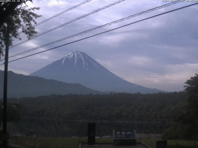 西湖からの富士山