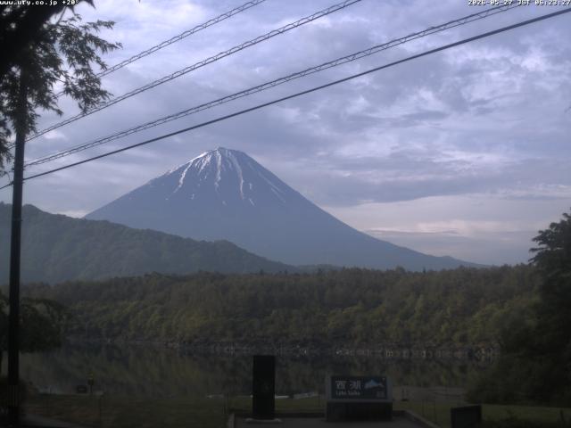 西湖からの富士山
