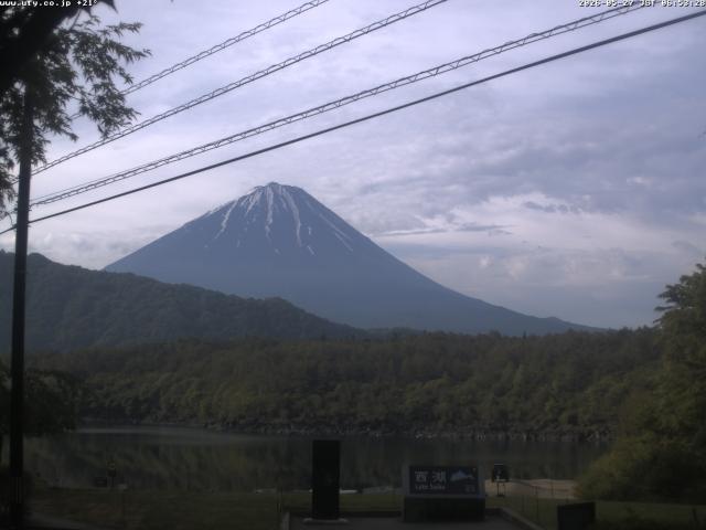 西湖からの富士山