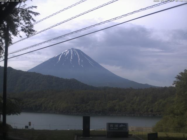 西湖からの富士山