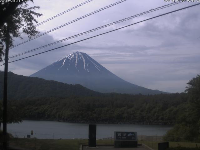 西湖からの富士山