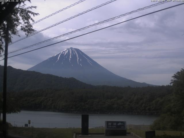 西湖からの富士山