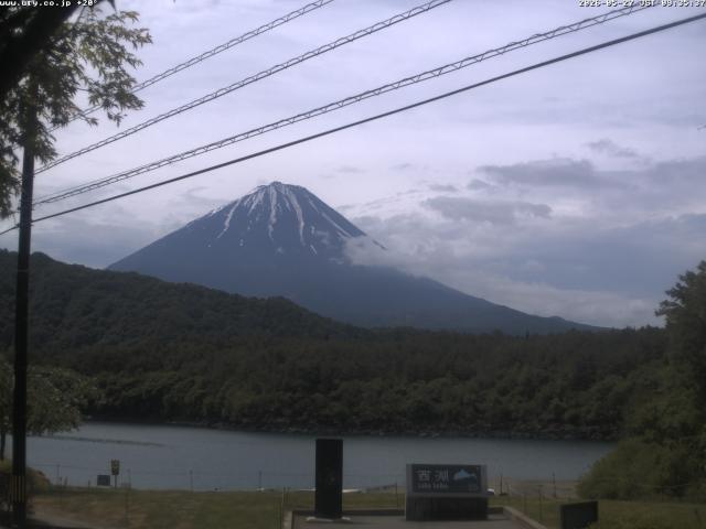 西湖からの富士山