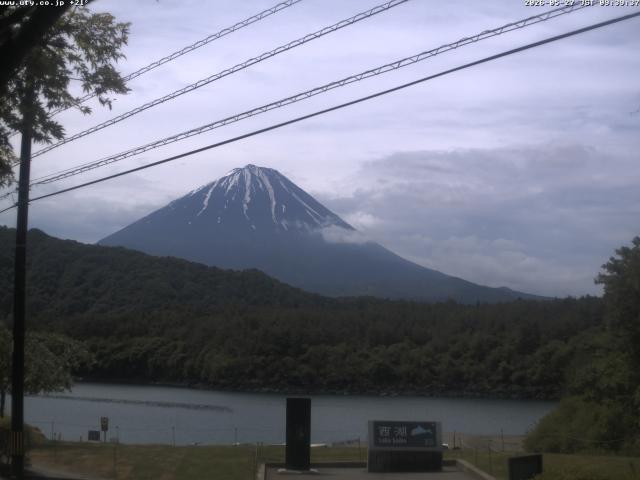 西湖からの富士山