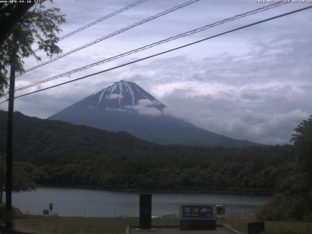 西湖からの富士山