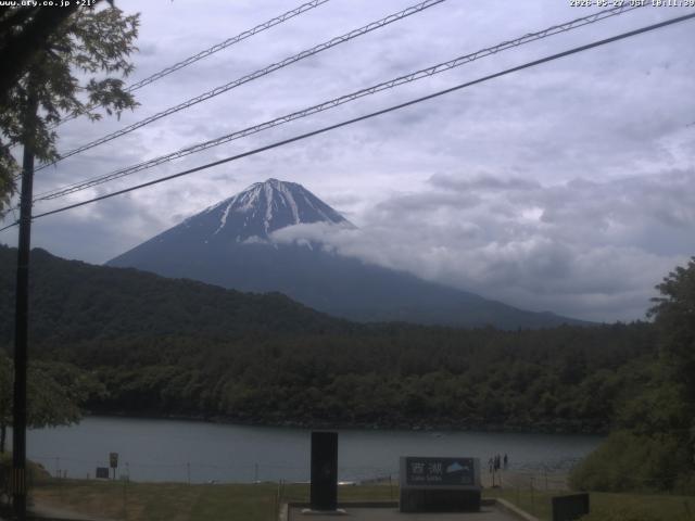 西湖からの富士山