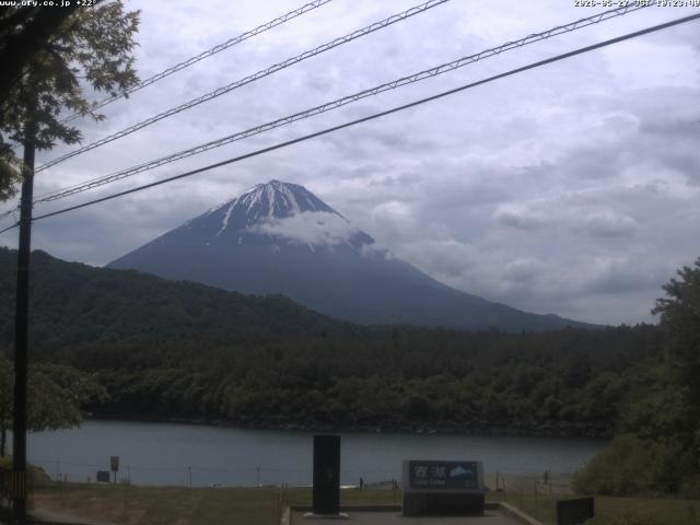 西湖からの富士山
