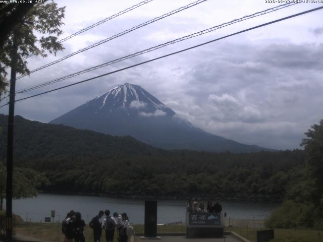 西湖からの富士山