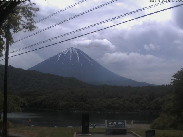 西湖からの富士山