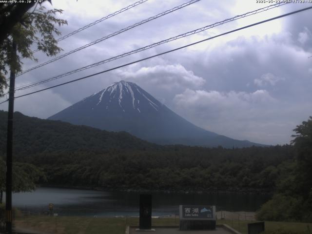 西湖からの富士山