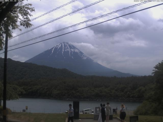 西湖からの富士山