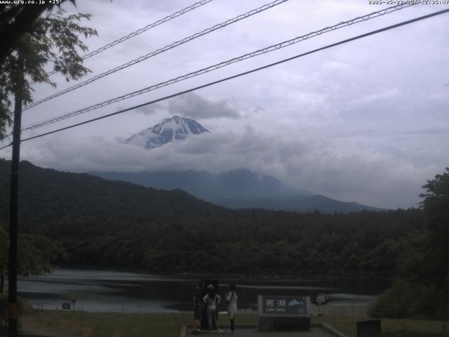 西湖からの富士山
