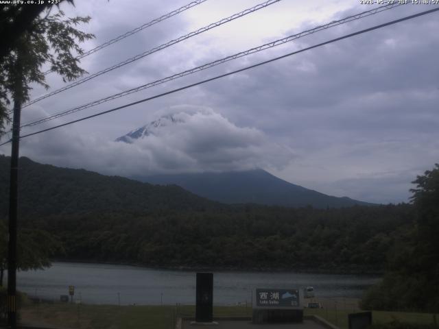 西湖からの富士山