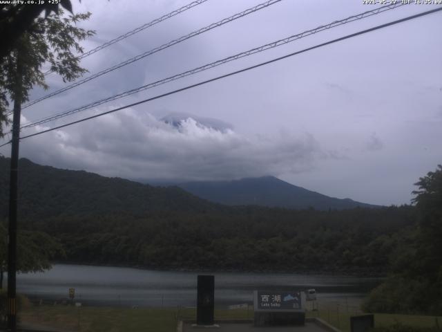 西湖からの富士山
