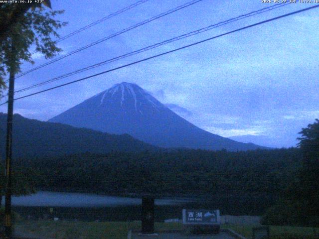 西湖からの富士山