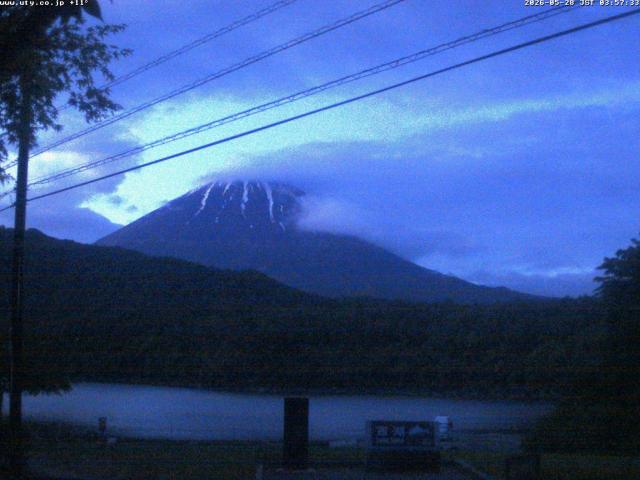 西湖からの富士山