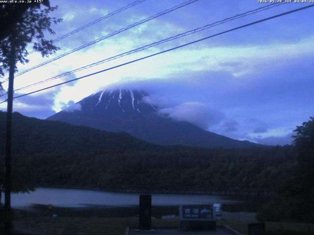 西湖からの富士山