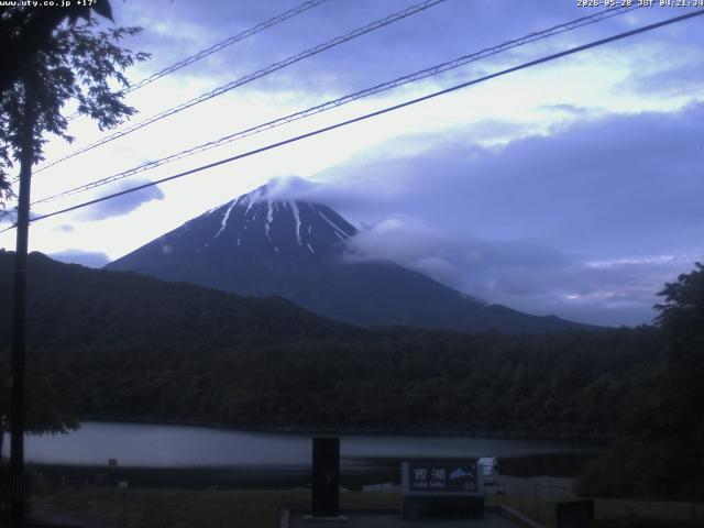 西湖からの富士山