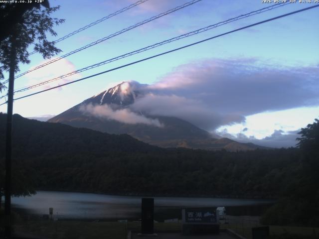 西湖からの富士山