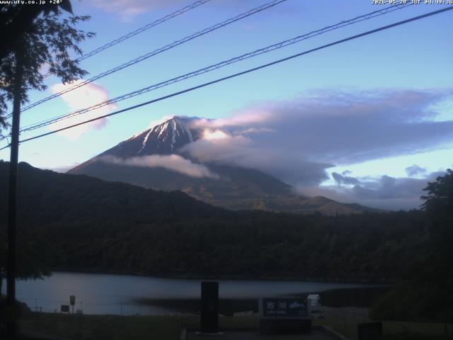 西湖からの富士山
