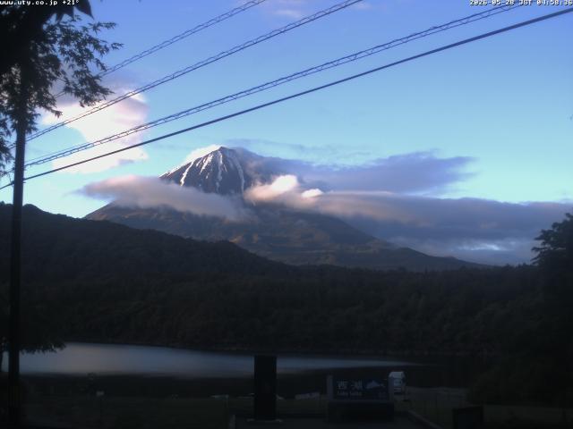 西湖からの富士山