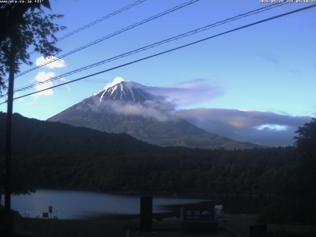 西湖からの富士山